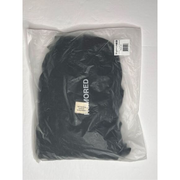 Rumored Just Like Heaven Maxi Long Dress MEDIUM Black Coverup Sheer - Picture 7 of 9